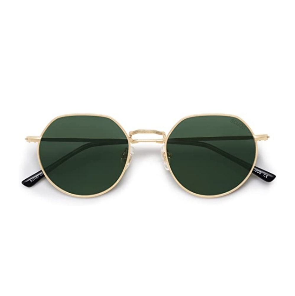 New Green Round Polygon Polarized Sunglasses for Women Men Retro Classi - Picture 4 of 4